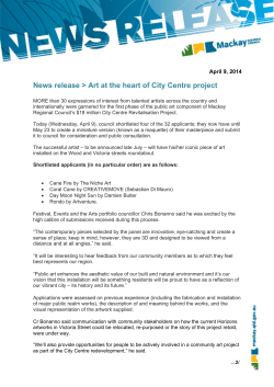 Shortlisted public art descriptions.