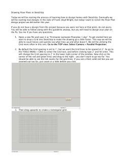 Drawing Floor Plans in SketchUp Today we will - AECI