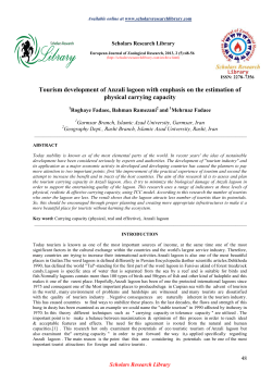 Tourism development - Scholars Research Library