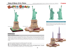 Statue of Liberty, U.S.A.: Pattern