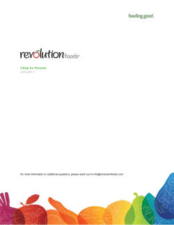 Parent FAQs - PUC Schools