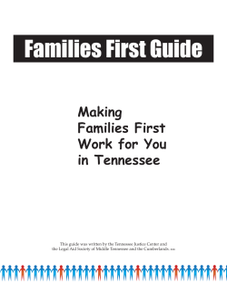 Families First Guide