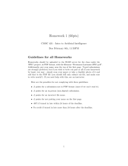 Homework 1 (60pts)