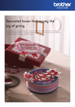Decorated boxes that convey the joy of giving