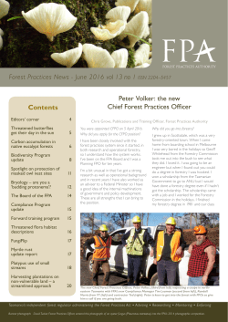 Forest Practices News June 2016