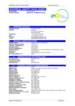 material safety data sheet.