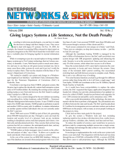 Giving Legacy Systems a Life Sentence, Not the Death