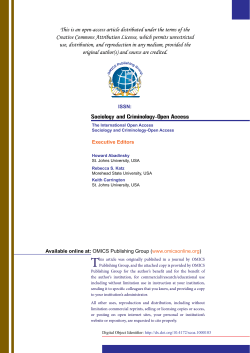 Income Inequality and Crime: A Review and