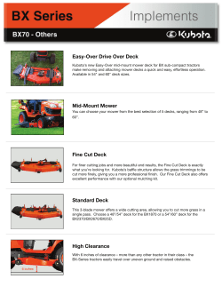 Easy-Over Drive Over Deck Mid-Mount Mower Fine Cut