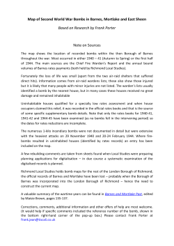 further details - Barnes and Mortlake History Society