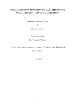 THE LUMINOSITY FUNCTION OF GALAXIES IN THE COMA