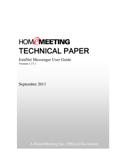 Messenger User Guide