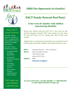FACT Family Network Pool Party!