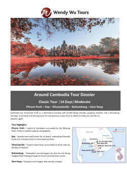 Around Cambodia Tour Dossier