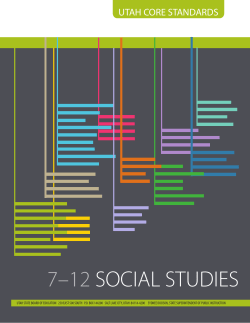 7&ndash;12 social studies