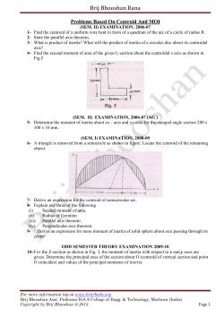 Problems on MOI - Brij Bhooshan Web