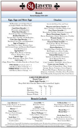 Eggs, Eggs and More Eggs Omelets Brunch Brunch Cocktails