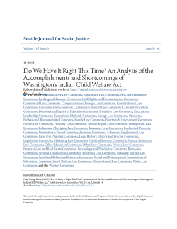- Seattle University School of Law Digital Commons