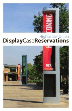 HUB Display Case Reservation Packet_Sept2016 (R)