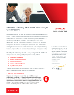 5 Benefits of ERP and HCM Integration