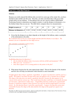 I CAN SEE FOREVER - Charles A. Dana Center
