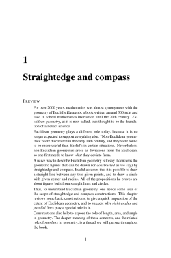 Straightedge and compass