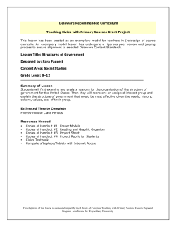 Structures of Government