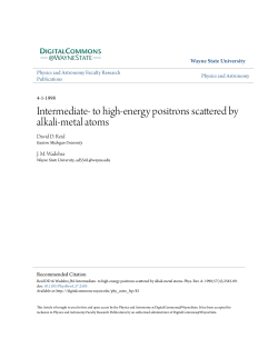 Intermediate- to high-energy positrons scattered by alkali