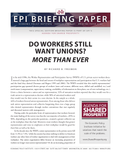 Do Workers Still Want Unions? More Than Ever
