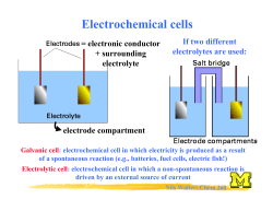 Electrochemical cells