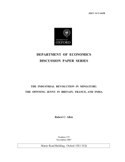 Paper - University of Oxford, Department of Economics