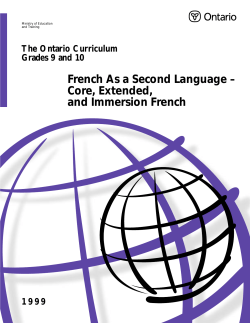 French As a Second Language