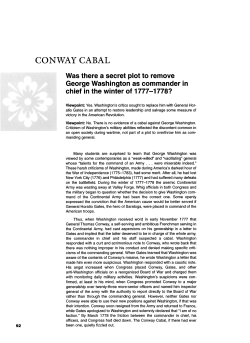 conway cabal - Learn More Here