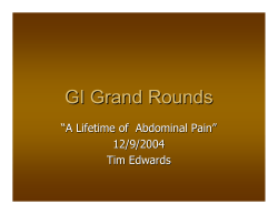 Intestinal Malrotation