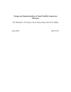 Design and Implementation of Small Satellite Inspection Missions