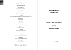 Enlightenment and Dissent
