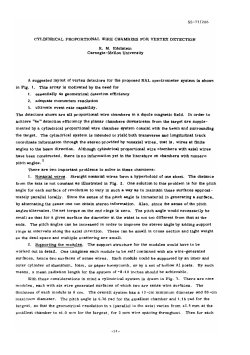 CYLINDRICAL PROPORTIONAL WIRE CHAMBERS FOR VERTEX