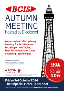 hosted by Blackpool - Millbrook Medical Conferences