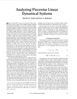 Analyzing piecewise linear dynamical systems