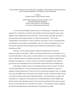 Has the Oldest Profession in the World Really