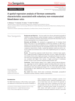 A spatial regression analysis of German community characteristics
