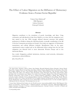 The Effect of Labor Migration on the Diffusion of Democracy