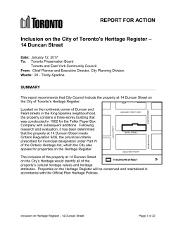 14 Duncan Street - City of Toronto