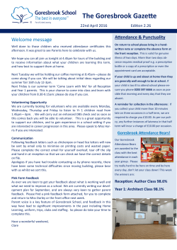 Goresbrook Gazette Edition 2.26