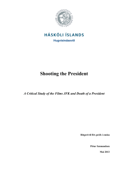 Shooting the President