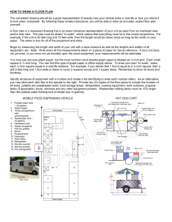 HOW TO DRAW A FLOOR PLAN The completed drawing should be