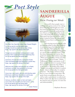 Newsletter - Stephanie Bowman`s Writing Portfolio