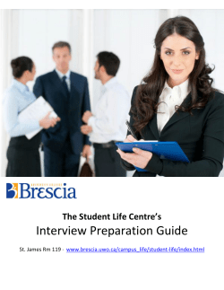 Interview Preparation Guide