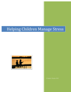 Helping Children Manage Stress
