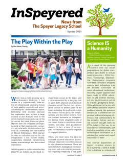 InSpeyered - The Speyer Legacy School